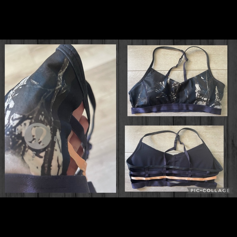🪶 NWOT Sz 10 Shala Bra (Painted Feathers 2015 Wanderlust Collection- RARE🪶